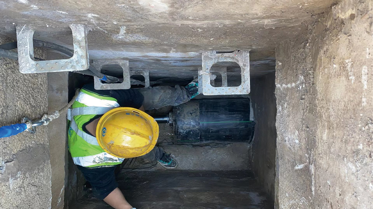 北流HDPE短管内衬法